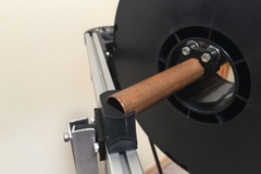 Copper Pipe Spool Holder for 1515 extrusions.
