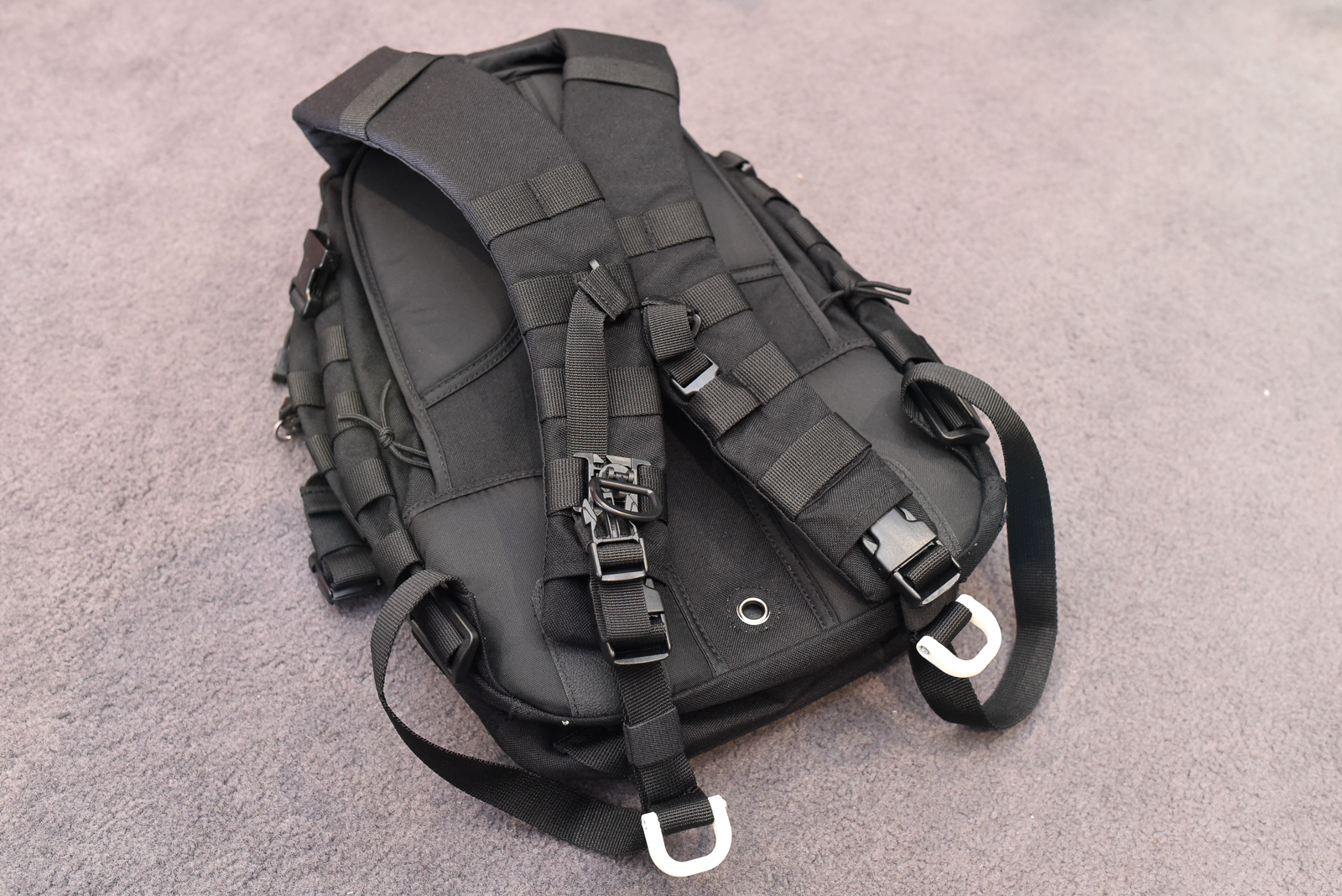 D-ring for backpack shoulder straps