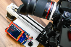 DIY Arduino-based motorized DSLR camera slider with LCD screen