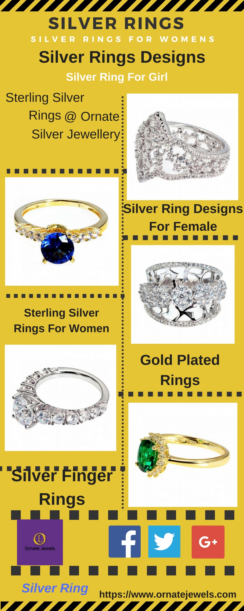 Silver Rings : Buy Pure SIlver Rings For Women Online