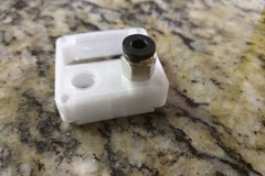 Ultimaker 2 Print head top with integrated m8 / m10 threads