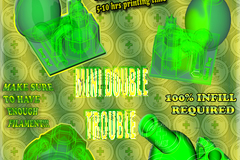 Mini Double Trouble (bong)