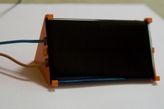 Solar panel holder (115*60*3) optimised for the latitude of 49°