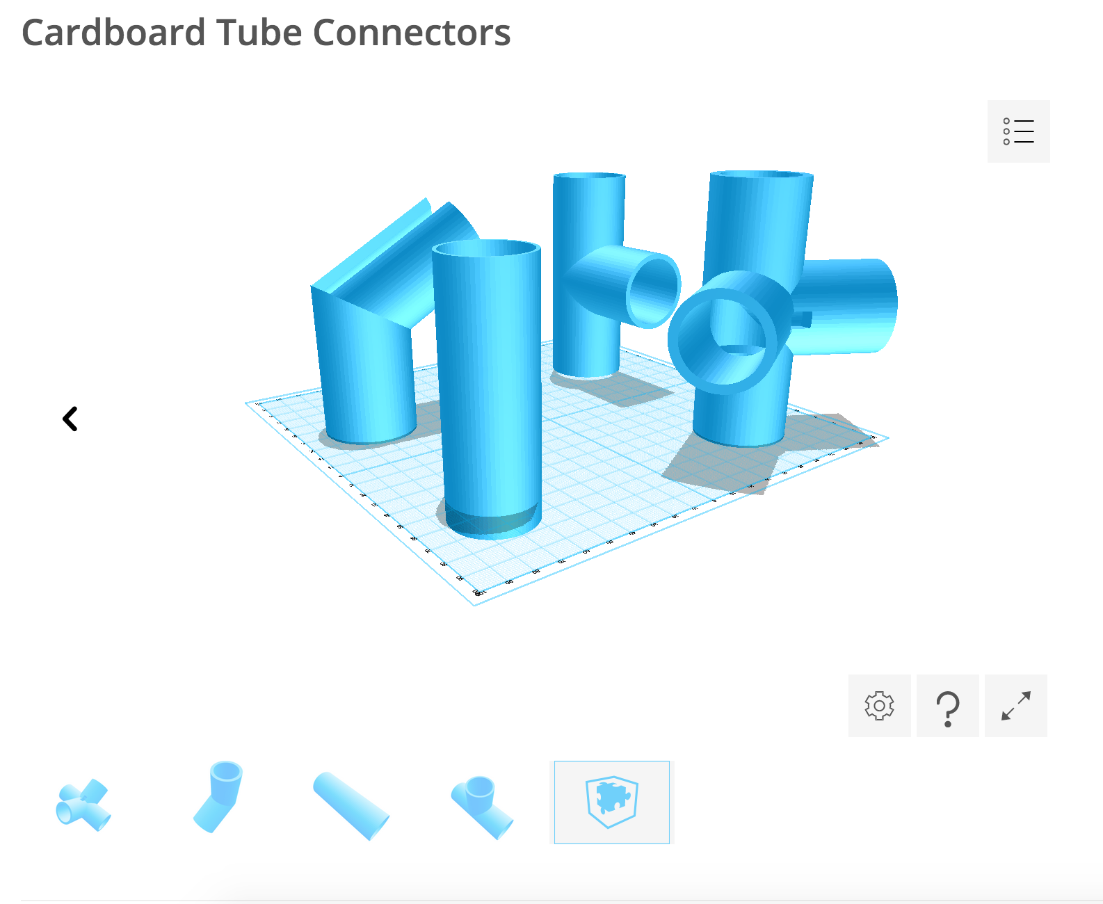 Connectors for Cardboard Tubes