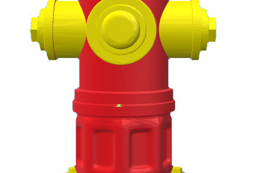 Fire Hydrant Pencil Case