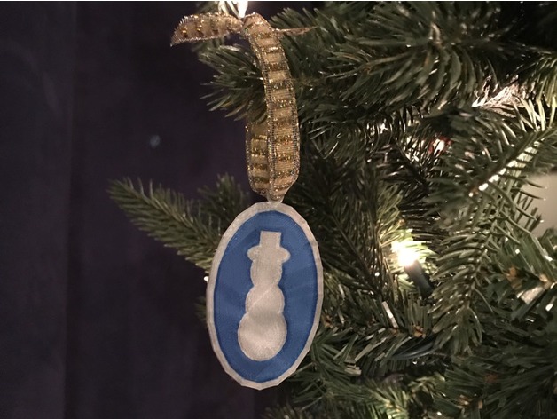 Snowman Ornament (dual extrusion)