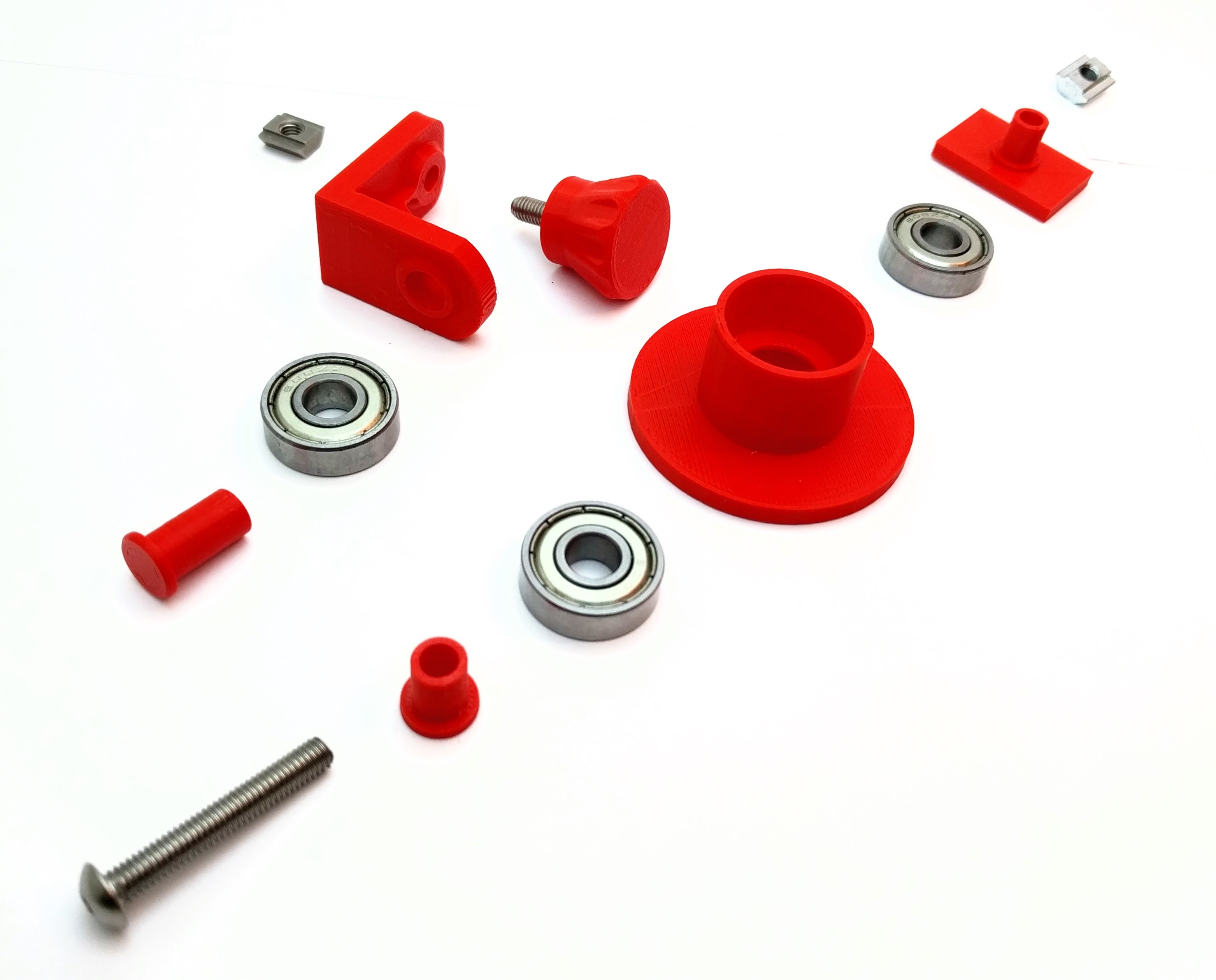 Mini 608 Bearing Low Friction Spool Holder (For Extrusion Mounting)