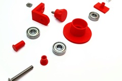 Mini 608 Bearing Low Friction Spool Holder (For Extrusion Mounting)