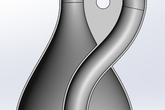 Klein bottle for easy printing