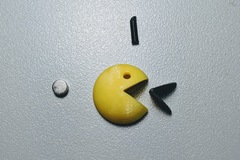 Tiny 3D Pacman Fridge Magnets