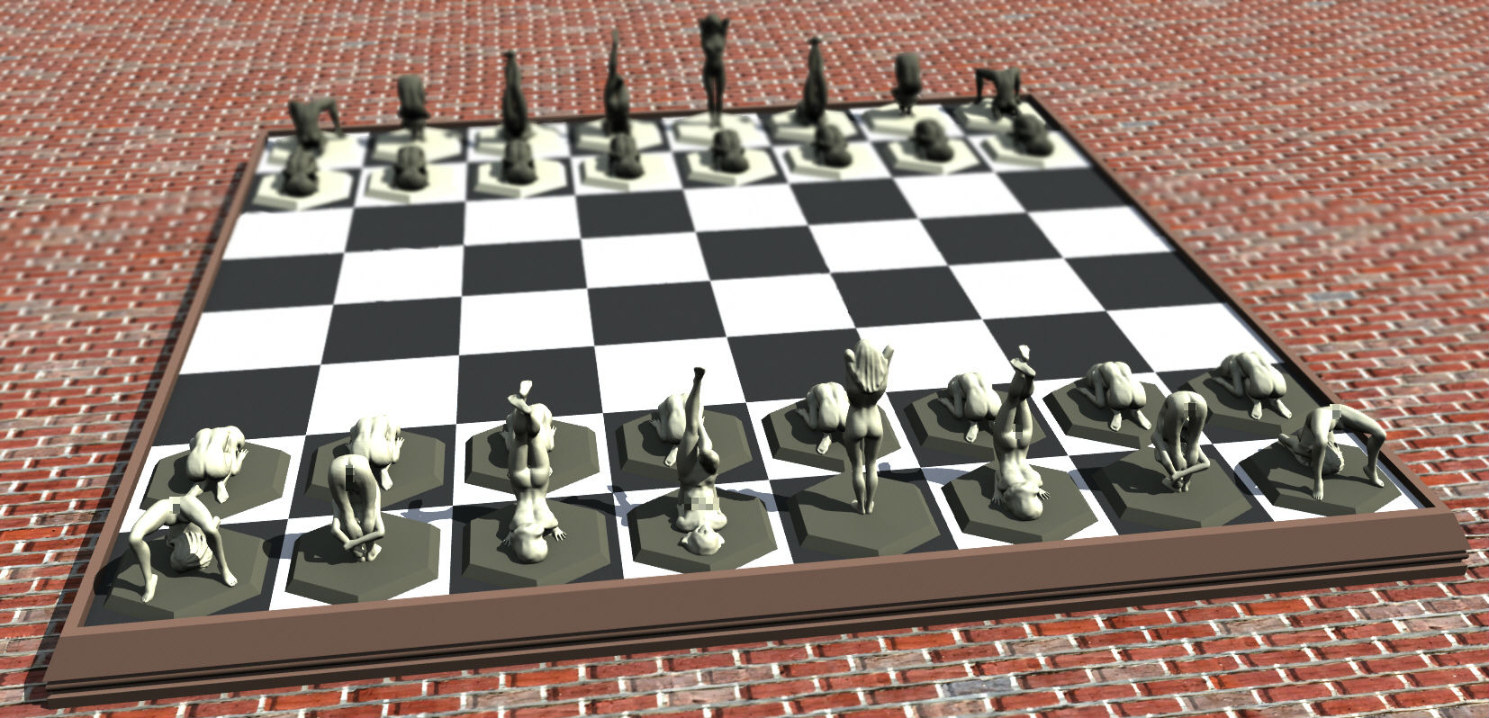 Flexible Female Chess Pieces