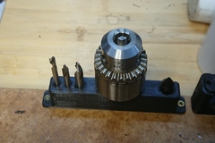 Drill and chuck holder for Sherline