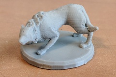 Angry Wolf 28mm Based
