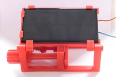 Solar panel holder (115*60*3) with adjustable degree