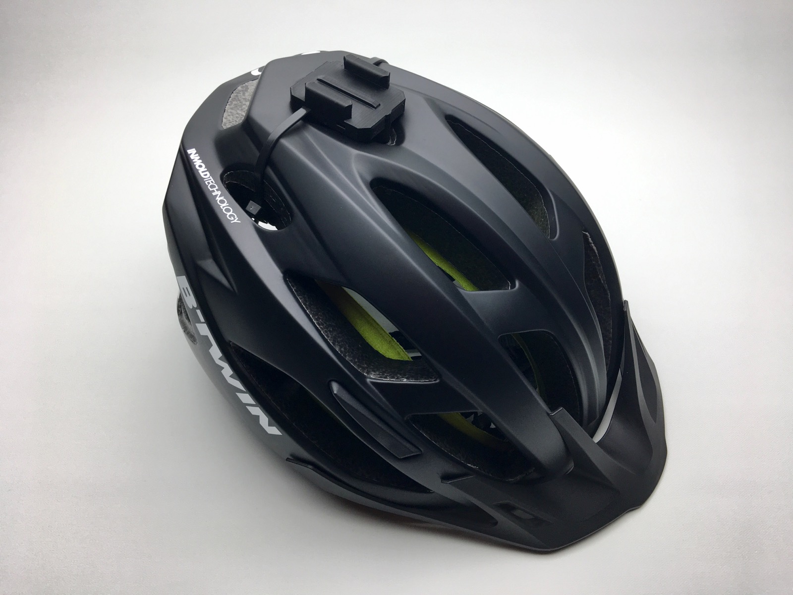 GoPro mount for BTwin 500 bike helmet