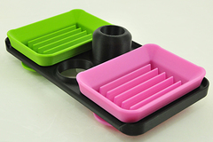 Interchangeable Shower Soap Dish System