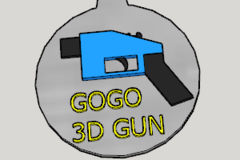 3D Gun Propaganda Key Holder