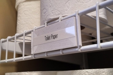 Wire Shelving Labels