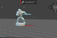 stormtrooper rushing miniature