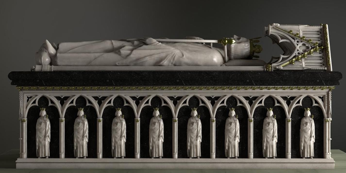 King's Tomb from Middle Ages 