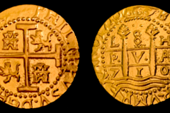 Doublon "8 Escudos" Spanish Imperial coin