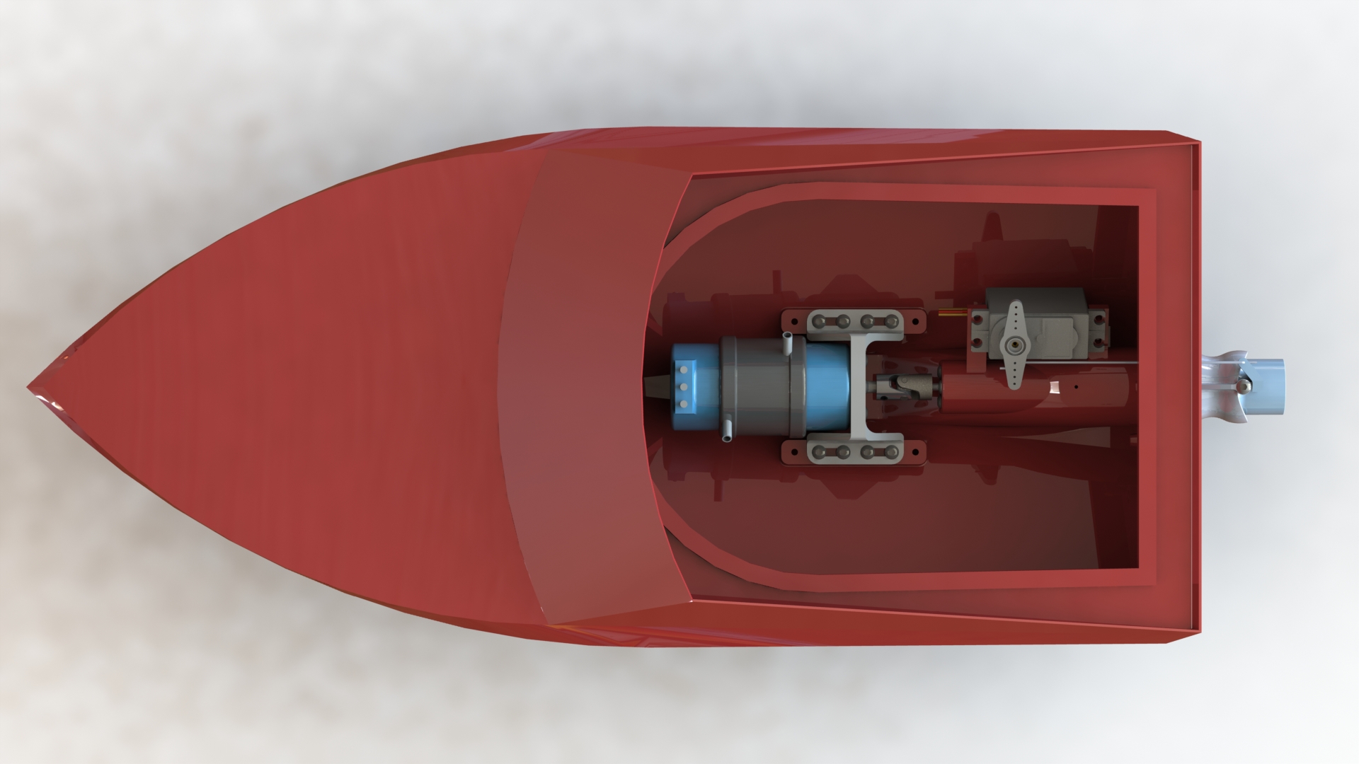 Version 3: 3D printed Jetsprint jet boat