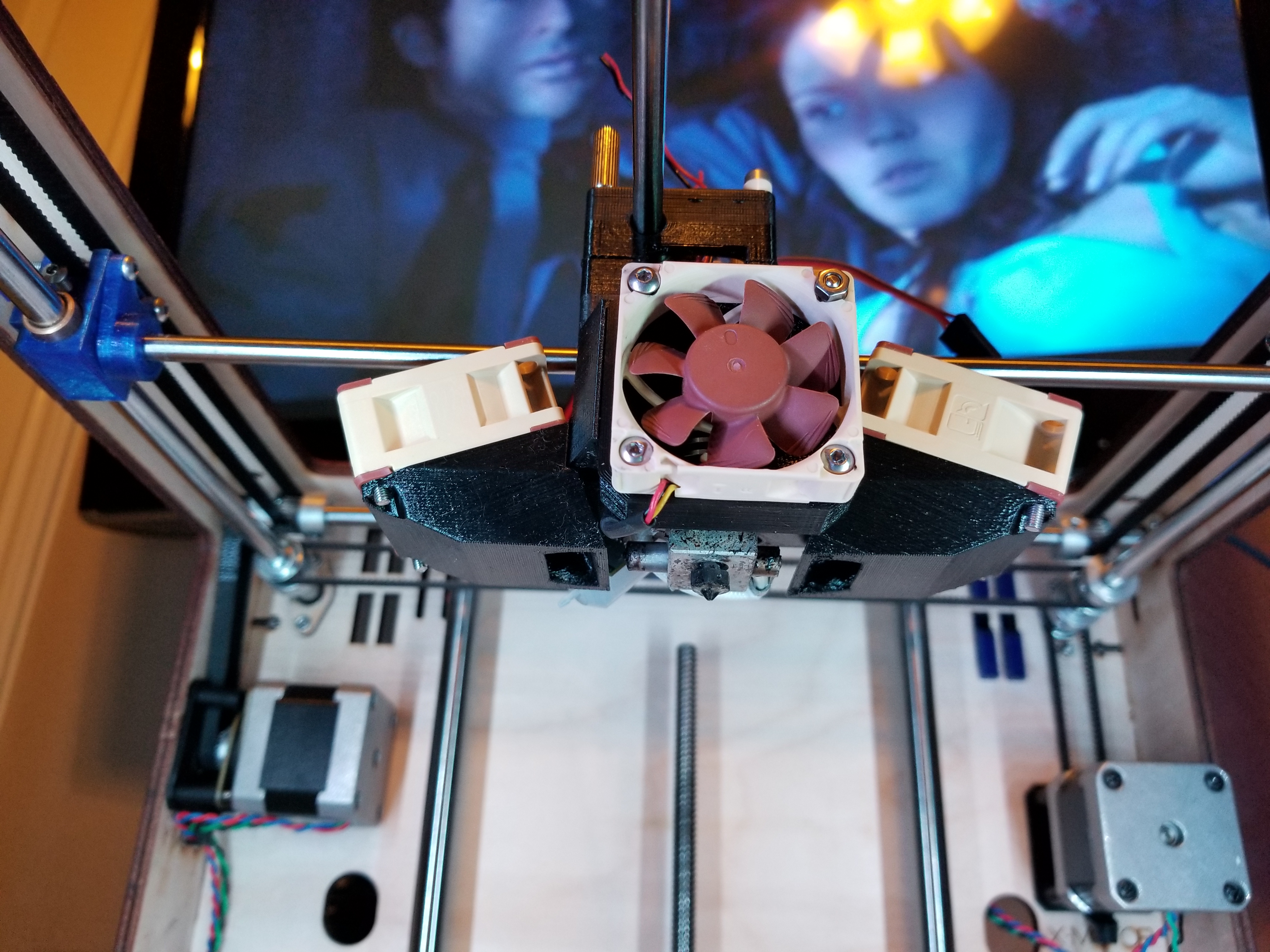 Ultimaker Original Plus with E3D v6, dual fan, and BLTouch mount