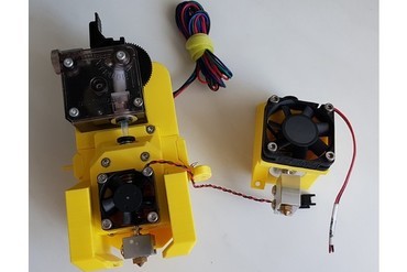 Modular Extruder for Prusa-Style Printers with E3D Titan and UnitedPro Fan