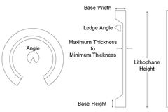 Curved Lithophane Design Tool
