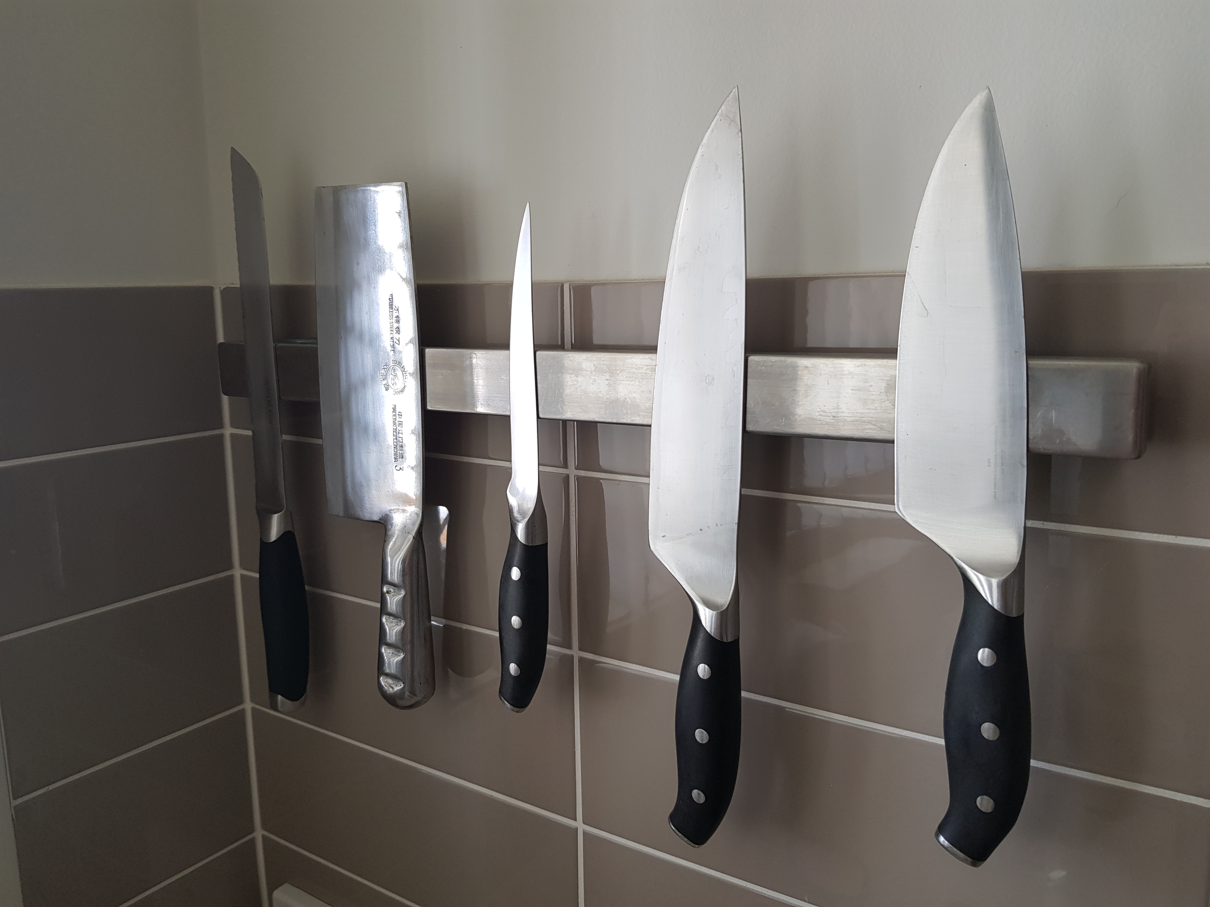 Ikea Grundtal Knife rack - No drill