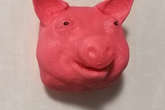 Pig Head Fridge Magnet or Keychain