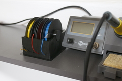 Parametric wire dispenser for soldering