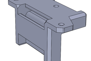 Desktop PC strap brackets/ floor suspender