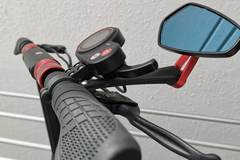 Zero 9 e-scooter charging cap, helmet hook, mirror stem