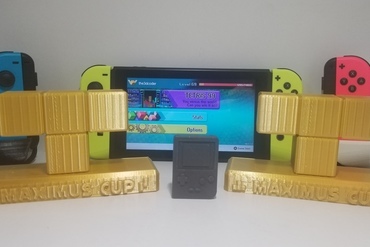 Tetris Trophies (all 7 pieces) - Maximus Cup Tetris 99 - Nintendo Switch