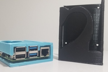 Raspberry Pi 4/4b Case (No supports - Single Print - Mountable version included)