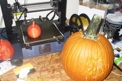 3d scann of real pumpkin