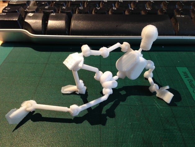 Anatomically Correct Poseable Figure For Drawing/Animating Remix
