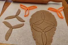 Cyclone triblade propeller cookie cutter