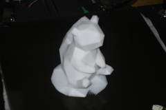 low poly squirrel 