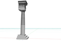Greek Doric Order Column