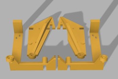 Anet A6 Stabilising Struts and Base Clamp 