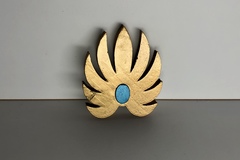 She-Ra Princess of Power Flower Chest Piece/Breast Plate Armor Pendant