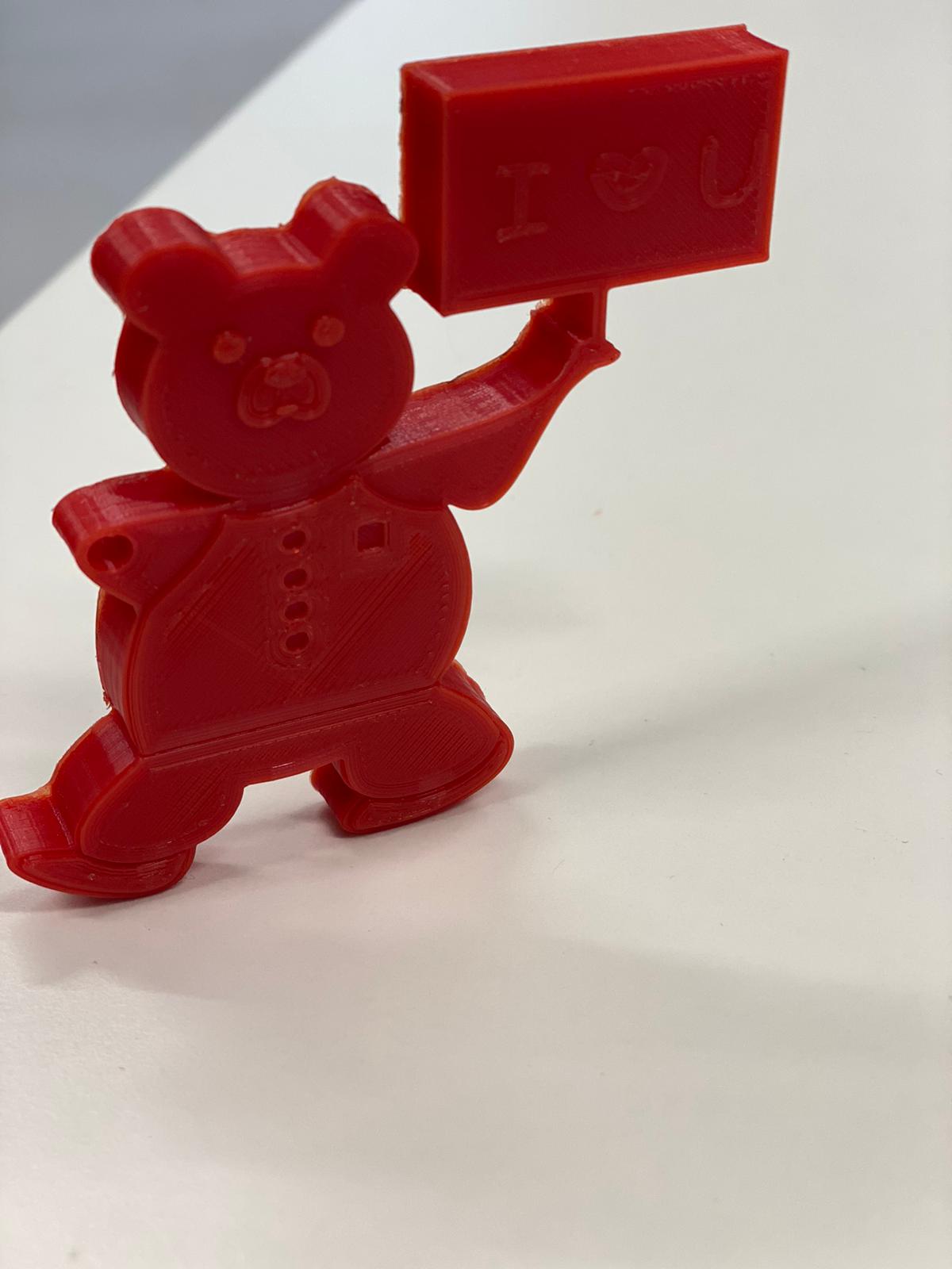 Fynn Teddy Bear Keychain - A Valentine's day gift