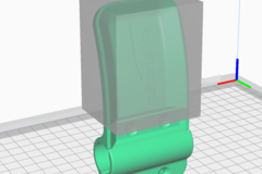 Fast printing Cura project for the hands-free door opener by Materialise