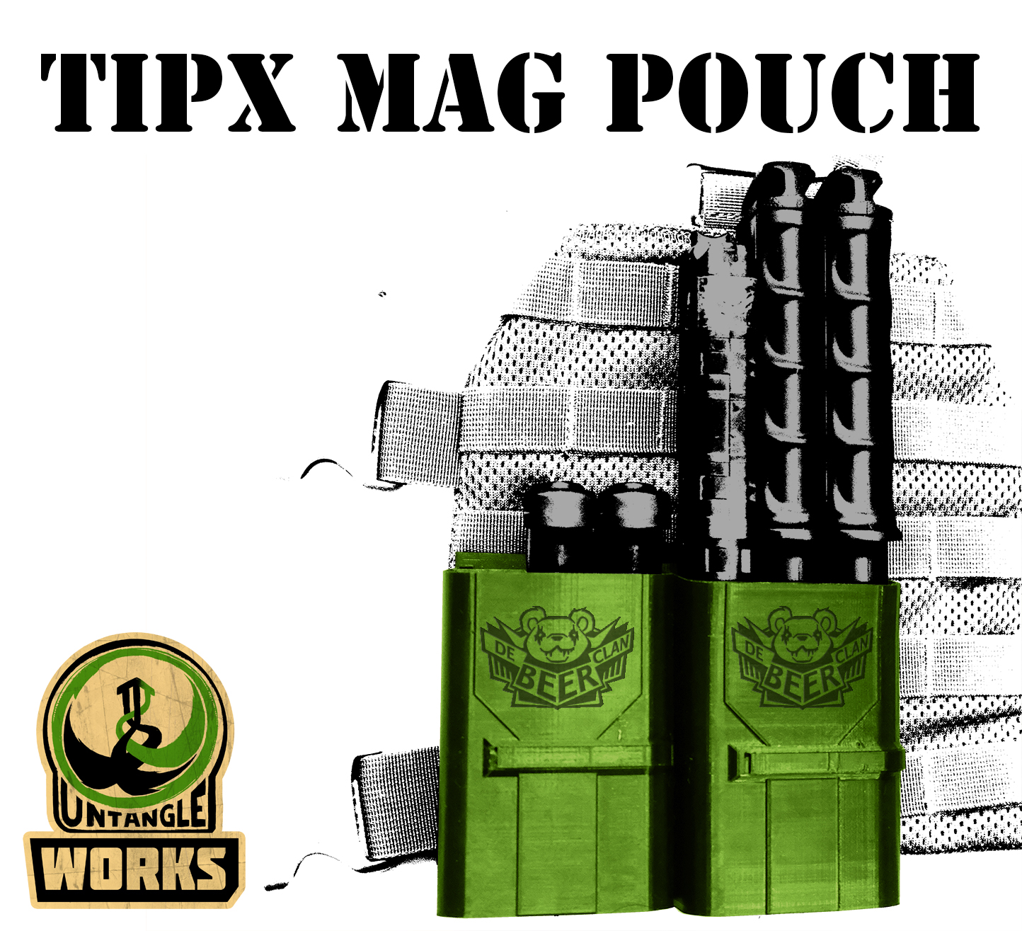 TIPX mag pouch molle tippmann paintball