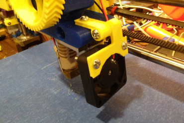 Fan mount for Prusa i3 and JHead