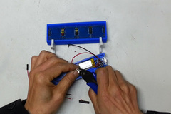 how to make a portable dot matrix Electronic display