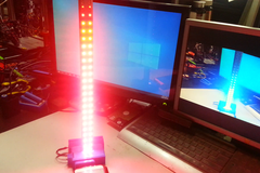 Create a portable LED strip that responds to music