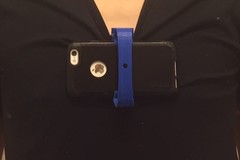 Body Camera Phone Mount (attaches to shirt, lanyard or backpack)